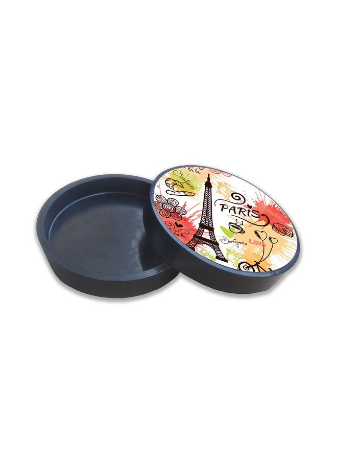 Tinywalk Doodle Travel Coasters Wooden Printed Coaster (4X4) inch Set of 6 Pieces - Image 3