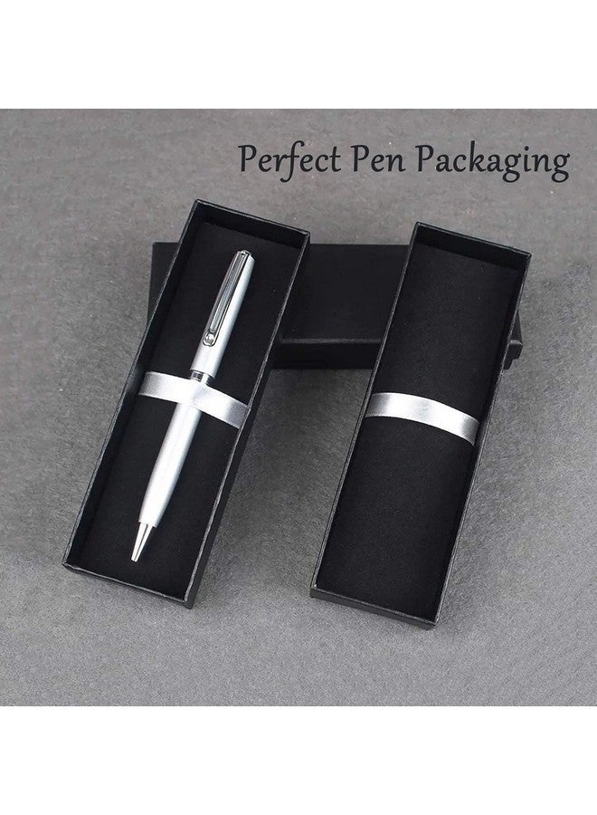 Zhi Jin 5Pcs Luxury Black Jewelry Ballpoint Pen Gift Box With Cushion Pencil Boxes Empty Bulk Case Collection Set For Business Birthday - Image 3