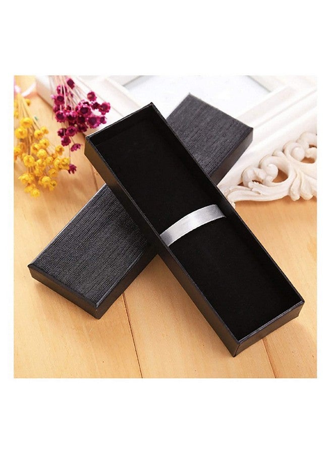Zhi Jin 5Pcs Luxury Black Jewelry Ballpoint Pen Gift Box With Cushion Pencil Boxes Empty Bulk Case Collection Set For Business Birthday - Image 4