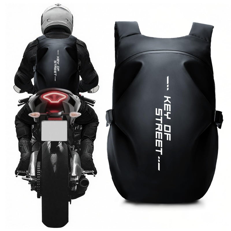 WEPLAN Motorcycle Backpacks for Men and women,Waterproof Helmet Backpack,Motorcycle Dirt Bike Accessories,motorcycle gear Seat Bag Tail Bag - Image 1