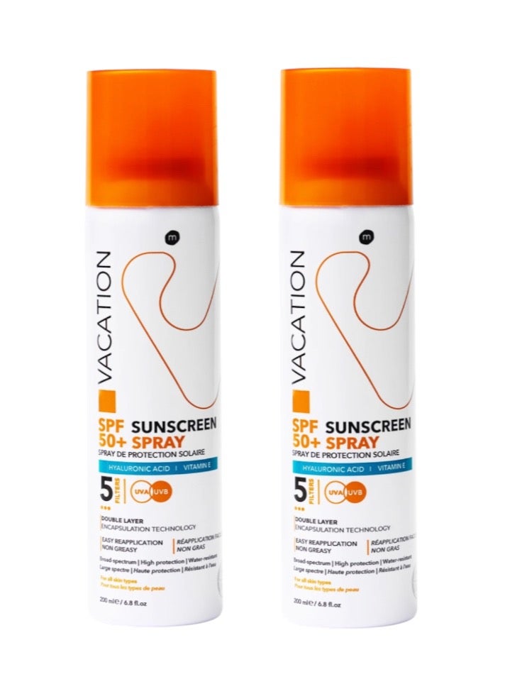 vacation sunscreen lotion 1+1