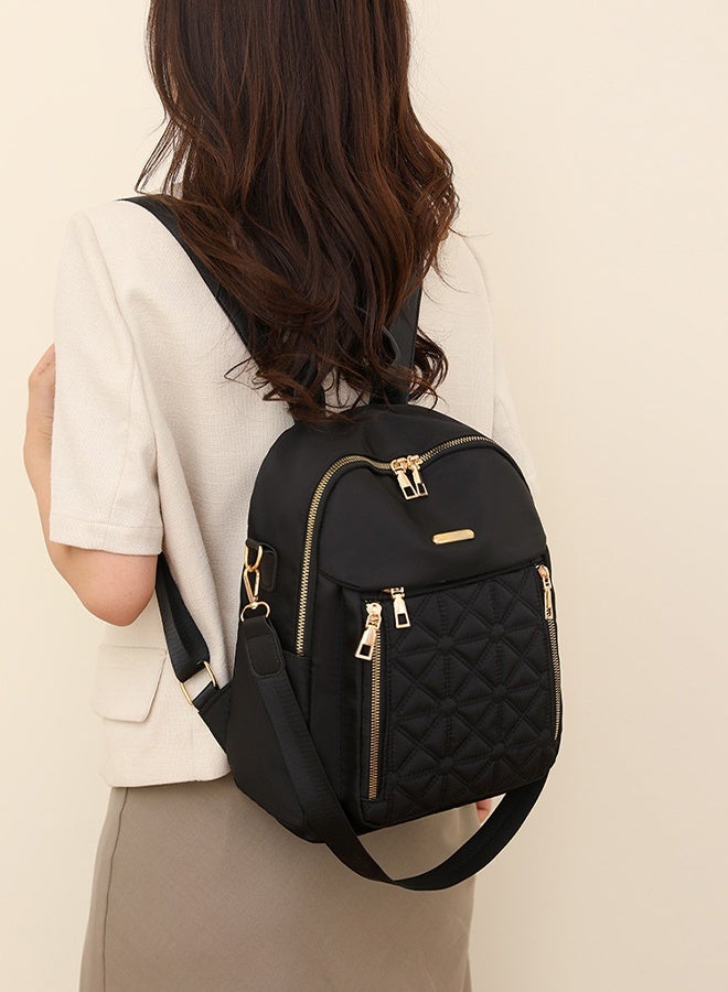 DUNISO حقيبة ظهر نسائية 2 في 1 حقيبة ظهر عصرية للسفر للنساء ذات سعة كبيرة حقيبة ظهر مدرسية حقيبة كتف مع حزام كتف قابل للفصل لطلاب الجامعات - Image 2