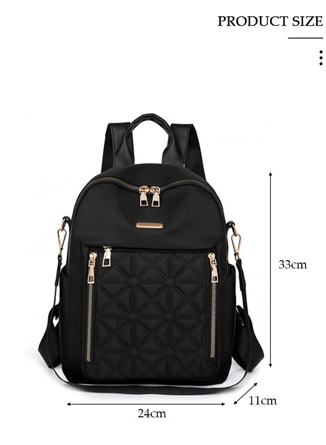 DUNISO حقيبة ظهر نسائية 2 في 1 حقيبة ظهر عصرية للسفر للنساء ذات سعة كبيرة حقيبة ظهر مدرسية حقيبة كتف مع حزام كتف قابل للفصل لطلاب الجامعات - Image 4