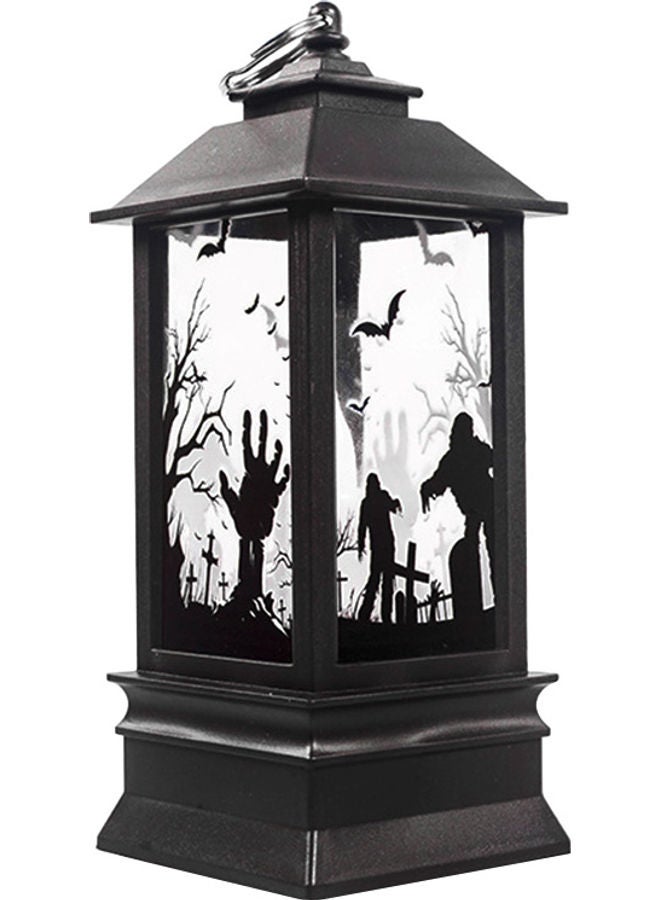 نيبمينينت فانوس زينة بتصميم كلاسيكي على شكل يد شبح ويقطين وساحرة أسود / شفاف - Image 1