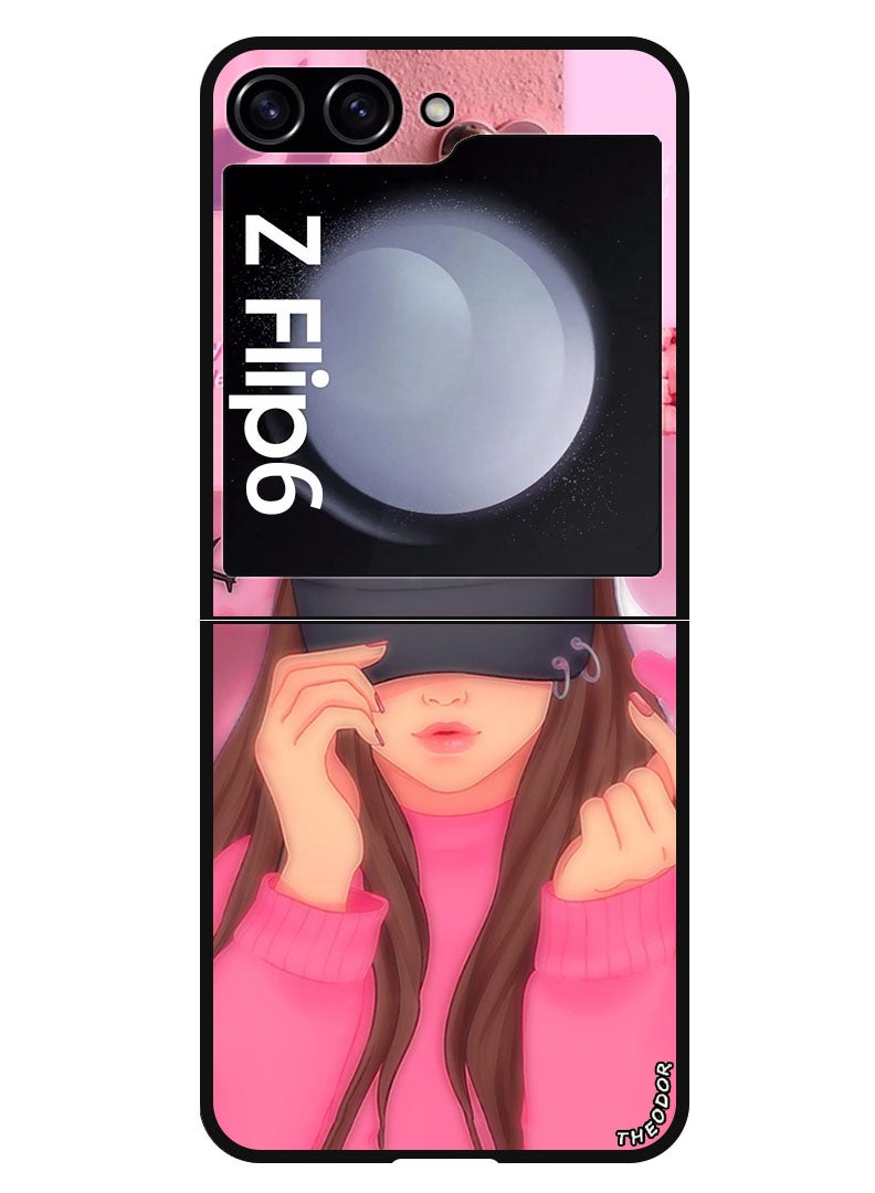 Theodor Protective Case Anti Scratch Shock Proof Bumper Cover For Samsung Galaxy Z Flip 6 Girl BTS Cap Snap - Image 1