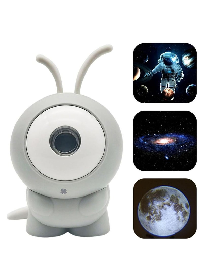 Starry Ceiling Light Projector with 360 Degree Rotation, Flexible Rechargeable Night Veiw Projector Light for Mood Ambiance, Game Room