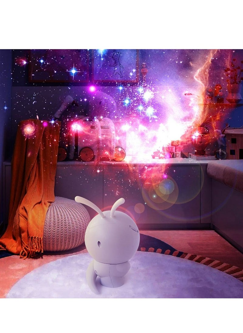Starry Ceiling Light Projector with 360 Degree Rotation, Flexible Rechargeable Night Veiw Projector Light for Mood Ambiance, Game Room
