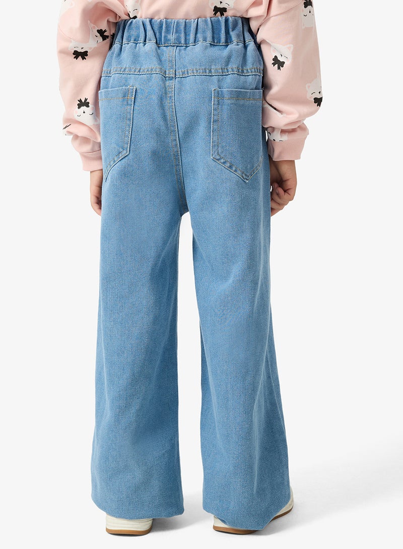 بنياتا جينز أزرق فاتح مستقيم - Image 3