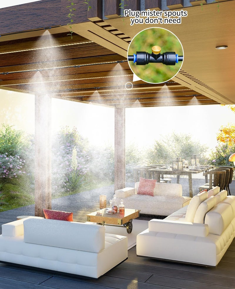 homenote 10 Pack Brass Misting Nozzle Plug for Outdoor Cooling System - Image 3