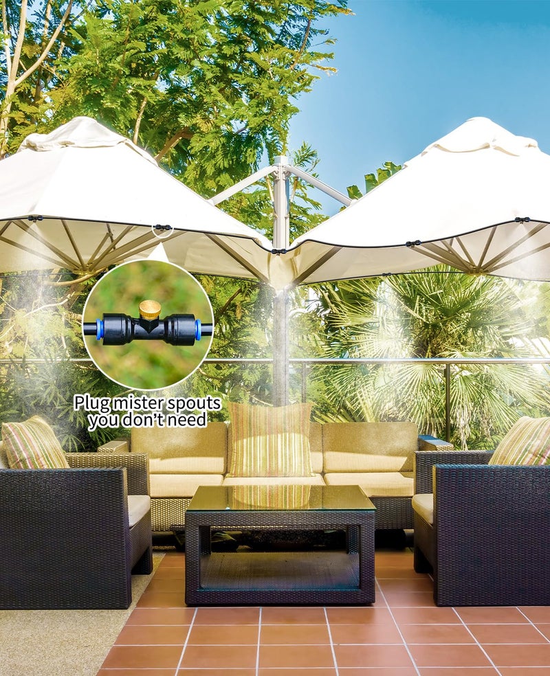 homenote 10 Pack Brass Misting Nozzle Plug for Outdoor Cooling System - Image 5