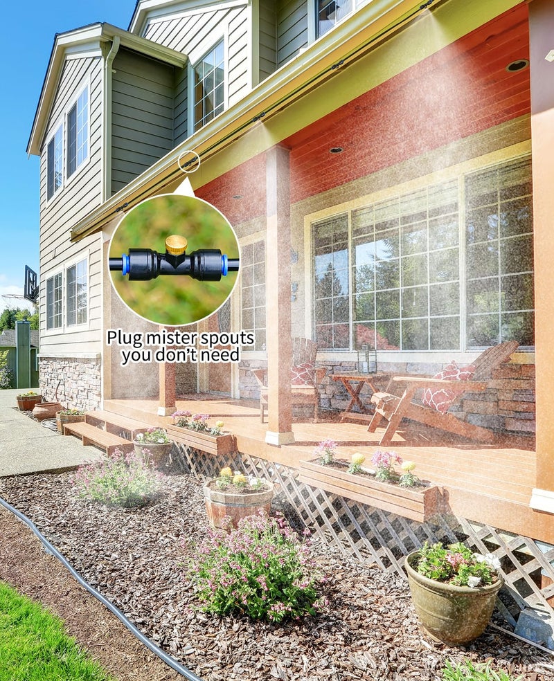 homenote 10 Pack Brass Misting Nozzle Plug for Outdoor Cooling System - Image 4