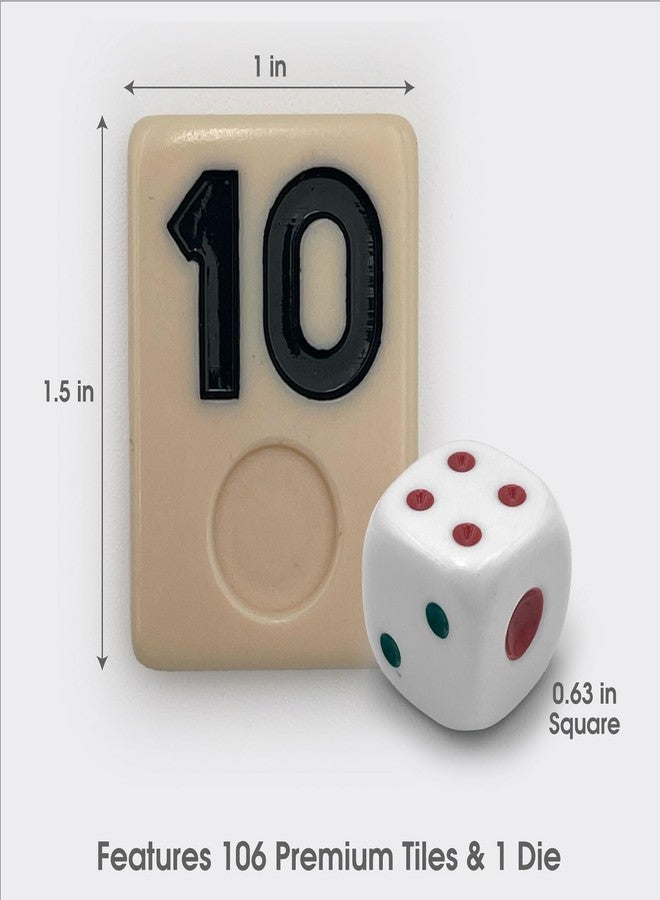 CHH Deluxe Rummy with Wooden Racks in Attache Case - Image 3