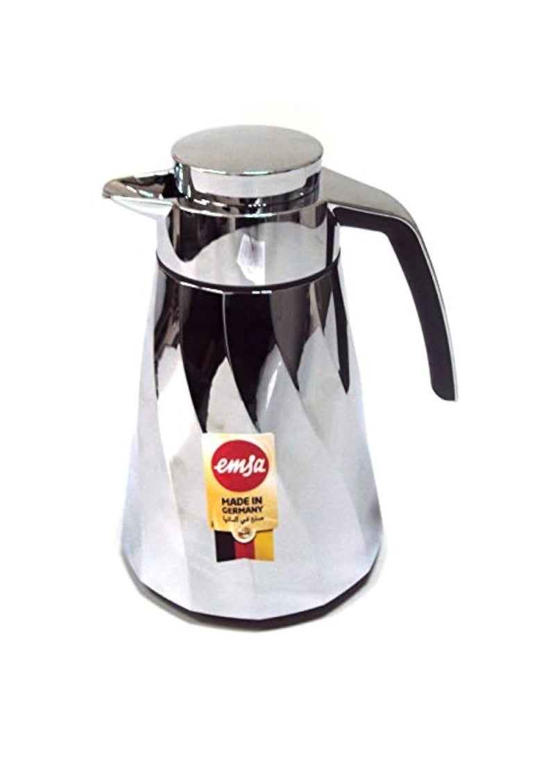 emsa Cone Swirl Flask - Chrome 1L 