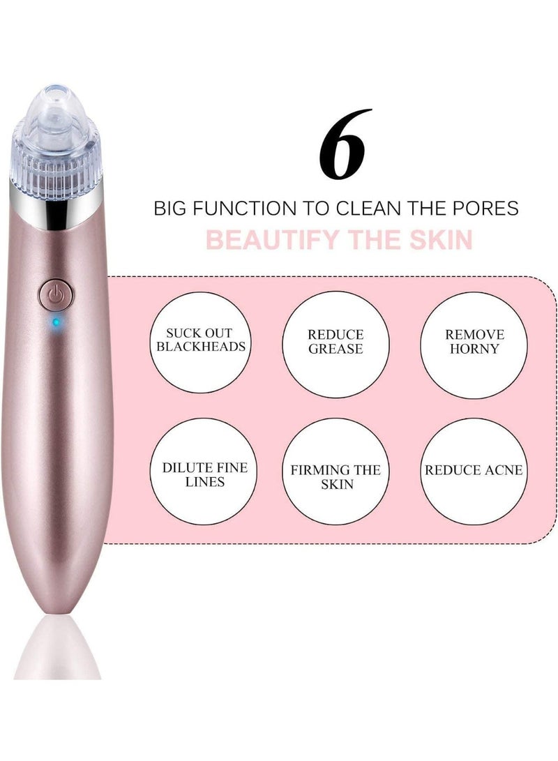 Cronier Professional Vacuum Suction Pore Cleaner, 4 Interchangeable Heads, Blackhead and Impurity Removal, Rechargeable with USB Cable - Image 3