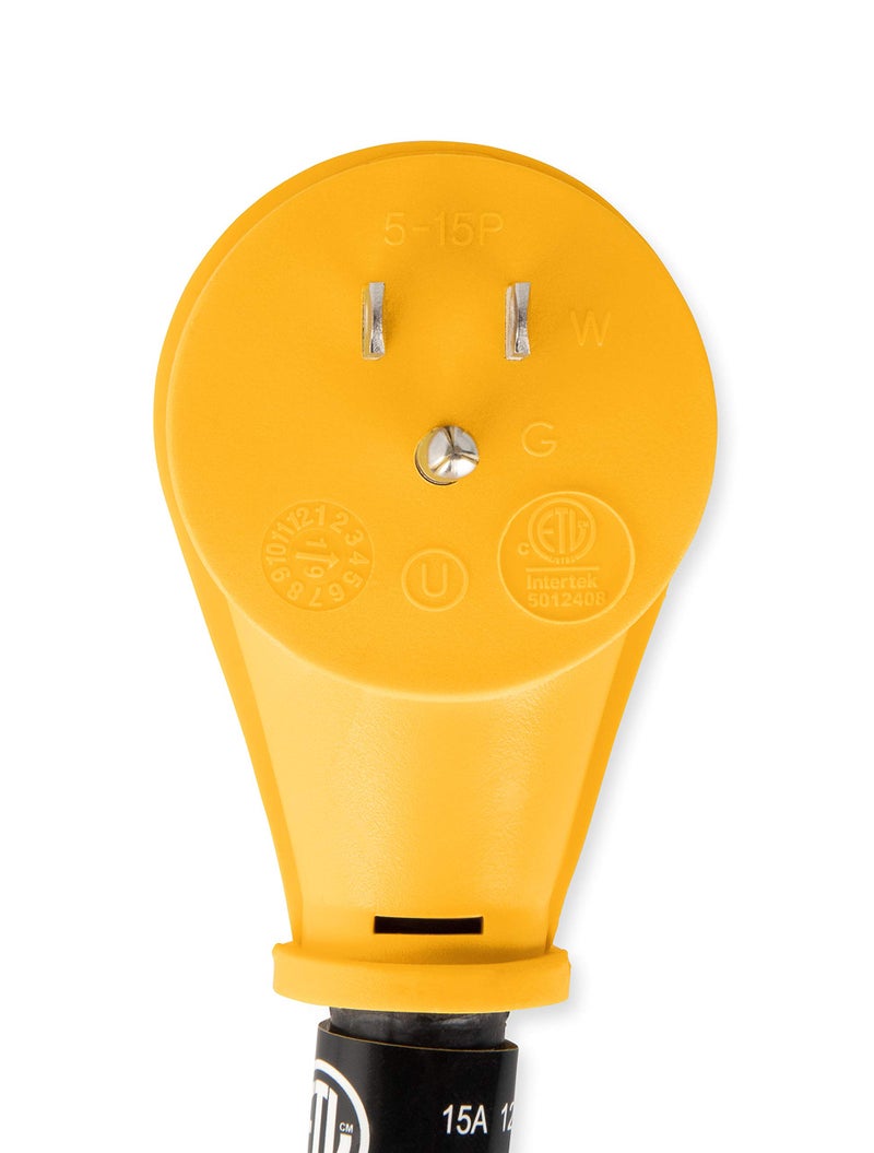 Camco محول كهربائي كامكو للكامبرو/المركبات الترفيهية - مزود بموصل ذكر 15 أمبير (NEMA 5-15P) وموصل أنثوي 30 أمبير (NEMA TT-30R) - مصنف لـ 125 فولت/1875 واط ومصنوع بأسلاك نحاسية 10/3 قياس (55165) - Image 3