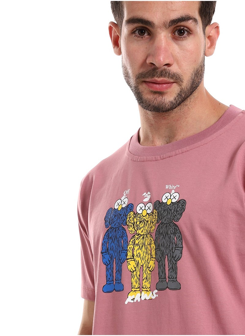 WHITE RABBIT - White Rabbit Printed Cotton Summer T-Shirt - Image 1