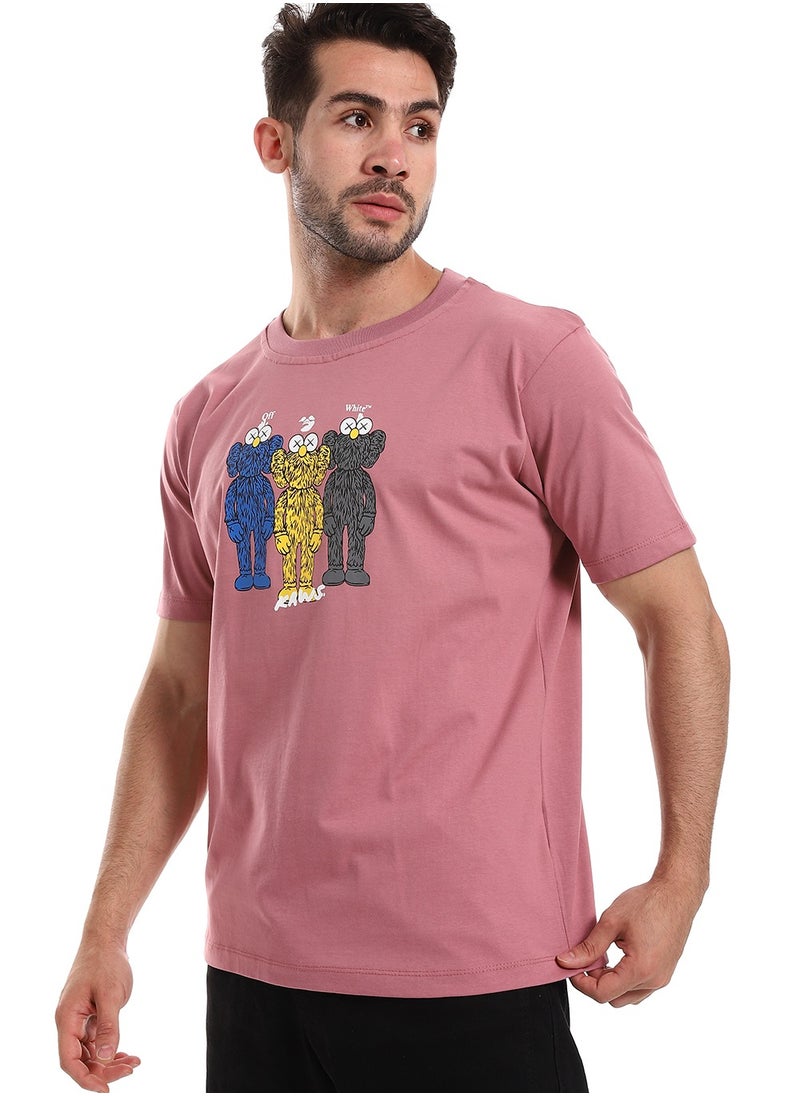 WHITE RABBIT - White Rabbit Printed Cotton Summer T-Shirt - Image 1