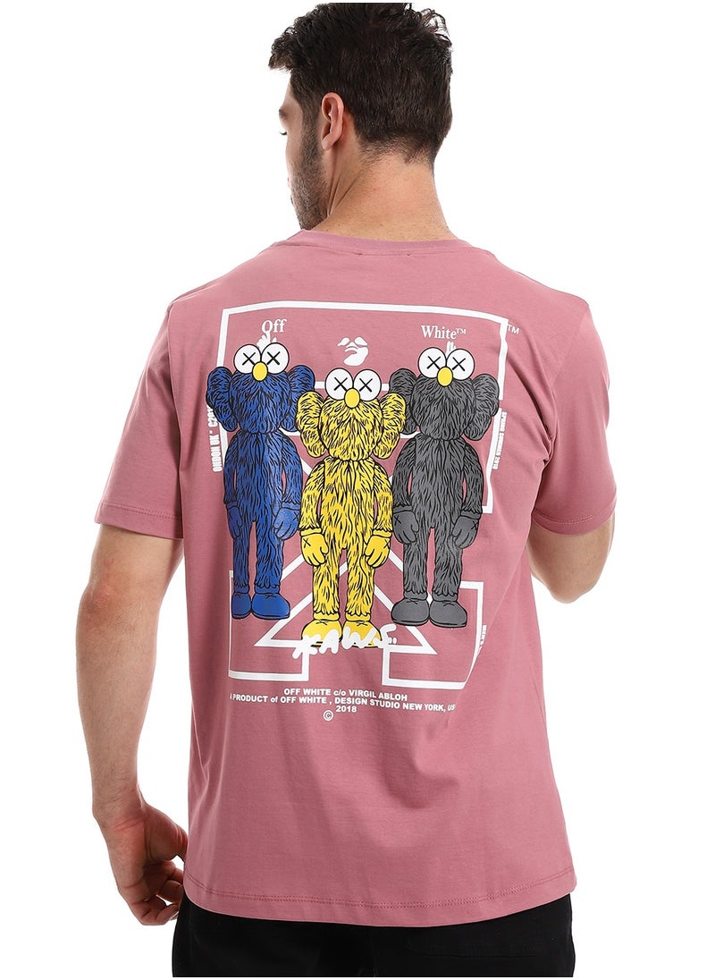 WHITE RABBIT - White Rabbit Printed Cotton Summer T-Shirt - Image 1