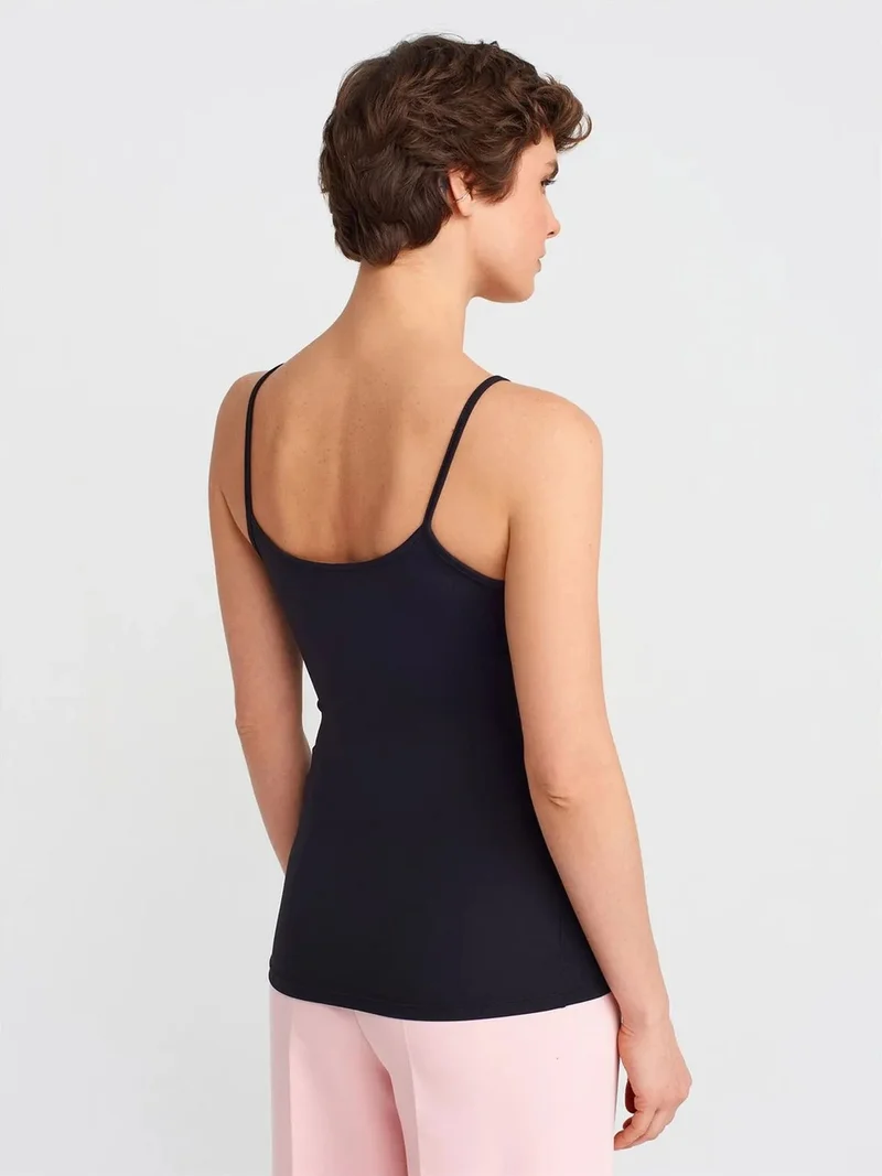 ديلفين Dilvin Slim Fit Sleeveless Cami Blouse