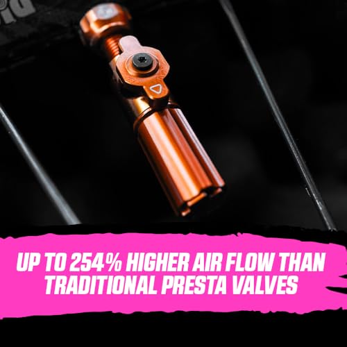 Muc Off Muc-Off Big Bore Hybrid Tubeless Valves, Pink 35mm - Precision Engineered Dust Caps for Bikes with Revolutionary Airflow Technology - Schrader Valve Caps for Tubeless MTB/Road/Gravel Bikes - Image 4