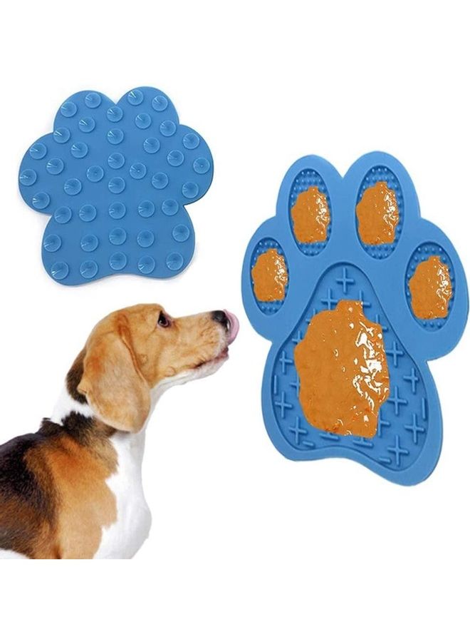 نيبمينينت بساط توزيع طعام من السيليكون لإطعام الحيوانات الأليفة ببطء أزرق 7.09 x 0.47بوصة