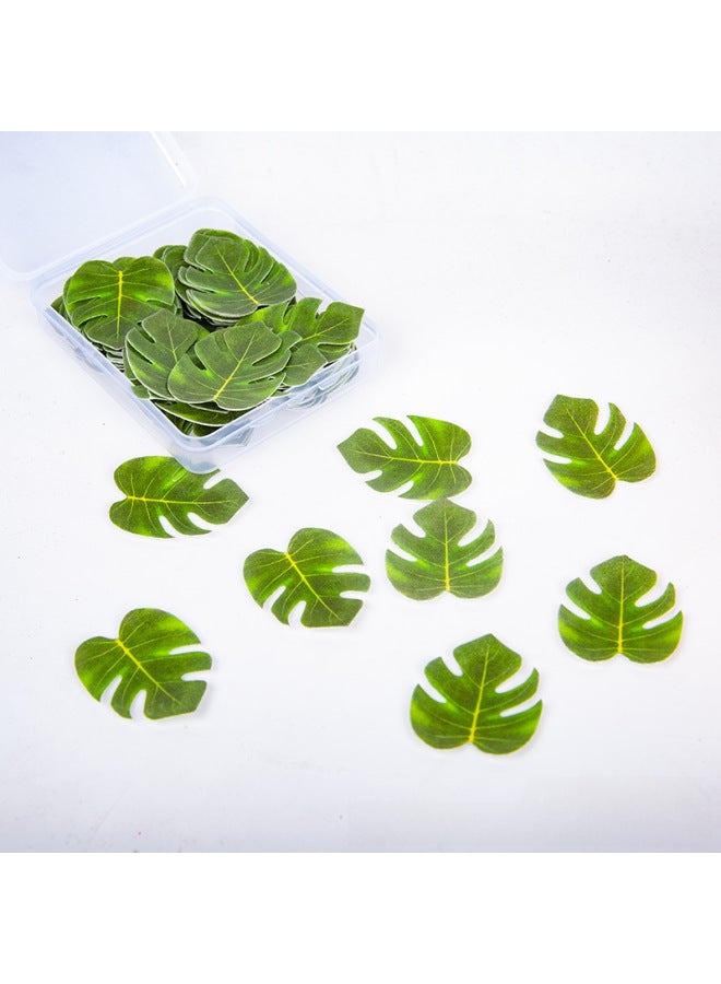 Decorative Turtle Back Leaf Cake Stand Baking Paper Leaf Shape Rice Paper Cake Decorating Supplies Shape Rice-Color:Edible Ink-Specifications:72 Pieces Of Turtle Leaf/box - Image 5