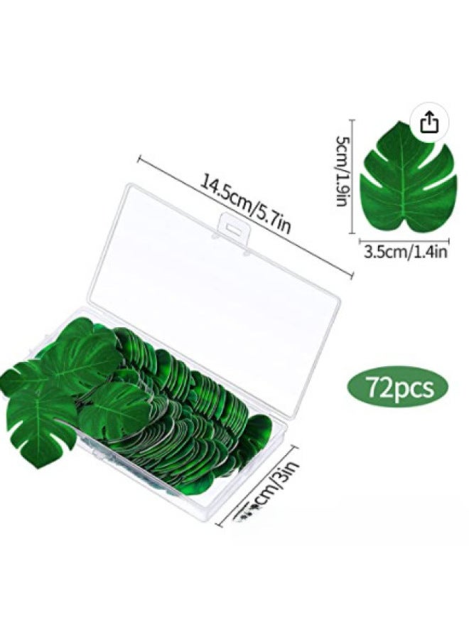 Decorative Turtle Back Leaf Cake Stand Baking Paper Leaf Shape Rice Paper Cake Decorating Supplies Shape Rice-Color:Edible Ink-Specifications:72 Pieces Of Turtle Leaf/box - Image 3