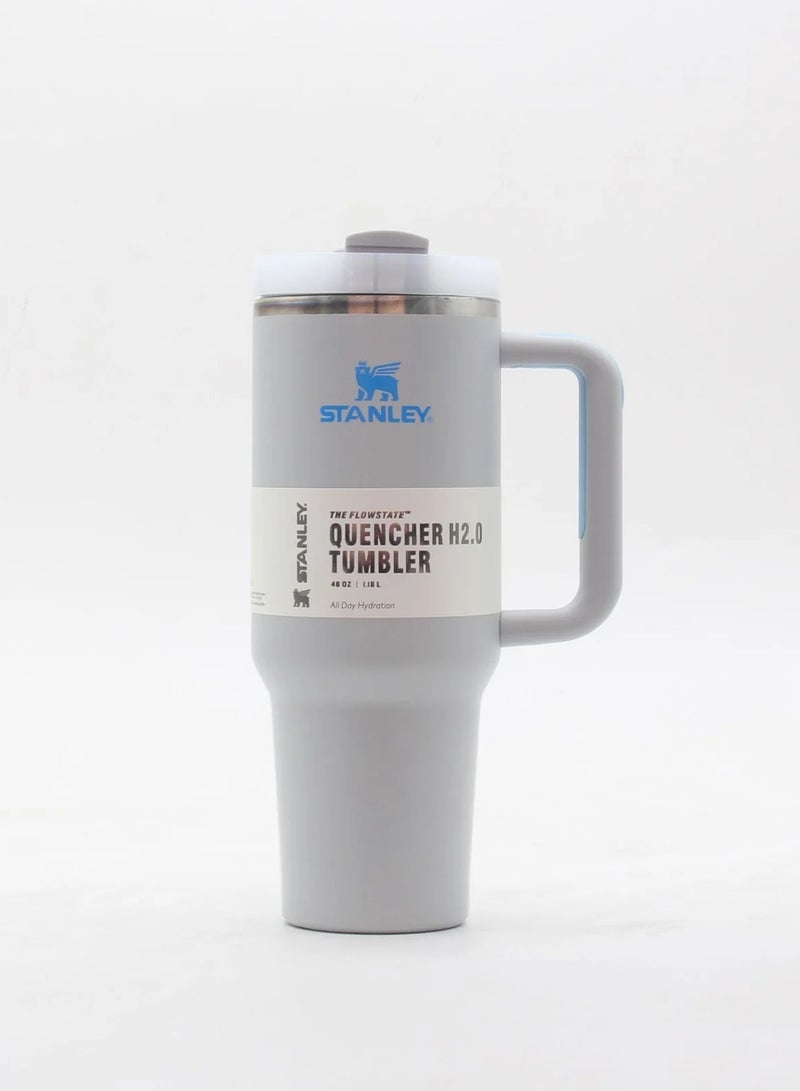 Stanley Tumbler 30oz Quencher Stainless Steel Vacuum Insulated Tumbler with Lid and Straw for Water, Iced Tea or Coffee, Smoothie and More, Cream (FOG) - Image 2