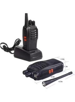 Generic 2-Piece - Portable and Reliable Two-Way Radios, FM Handheld Two Way Radio, with Quick-Charge Dual Charger, High-Performance for Multi-Environment Use, Anti-Interference Technology, and Durable Detachable Antenna