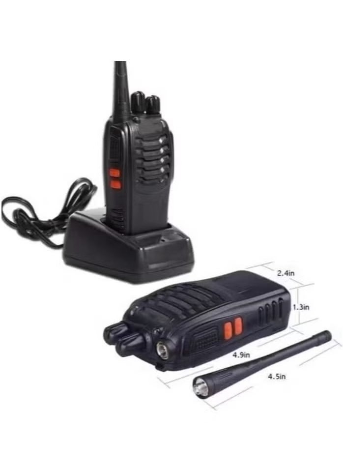 Generic - Generic 2-Piece - Portable and Reliable Two-Way Radios, FM Handheld Two Way Radio, with Quick-Charge Dual Charger, High-Performance for Multi-Environment Use, Anti-Interference Technology, and Durable Detachable Antenna - Image 1