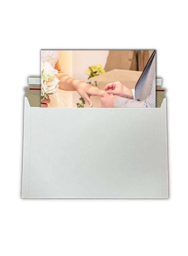 Rigid Mailers Envelope For Photos Pictures Prints Documents Calendar Files Cd Size 9.25 X 13 Small Business Packaging Supplies 10 White Cardboard Mailers Peel & Seal Stay Flat Photo Mailer