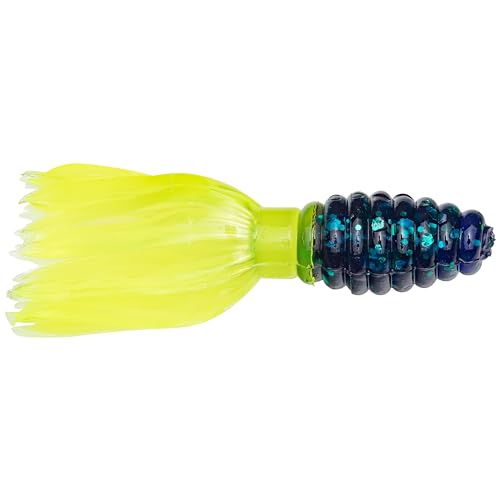 Strike King (MRCCT134-188) Mr Crappie Crappie Thunder Fishing Lure, 188 - Junebug Chartreuse, 1.75", Big and Bulky Profile - Image 5