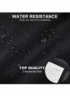 Excefore Women Cute Apron, Ladies Black Aprons With 2 Pockets, Waterproof Kitchen Aprons for Women, Chef Apron for Cooking Baking Gardening, Premium Aprons As Gifts for Mom Wife Girlfriend Grandma-2 Pcs  - Image 3