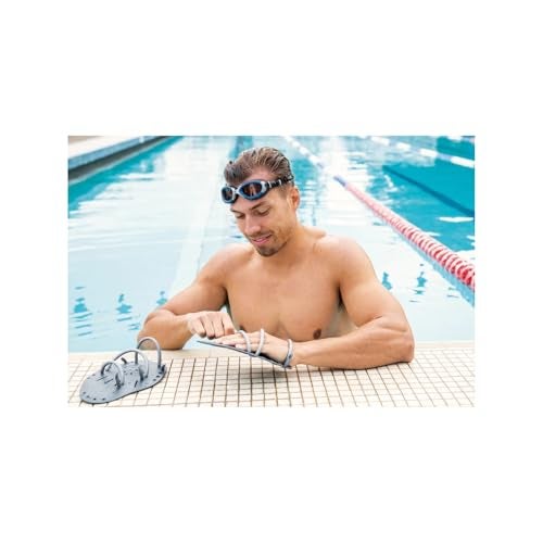 ZOGGS Matrix Hand Training Paddles for Swimming, Color - Orange, Size - Medium - Image 2