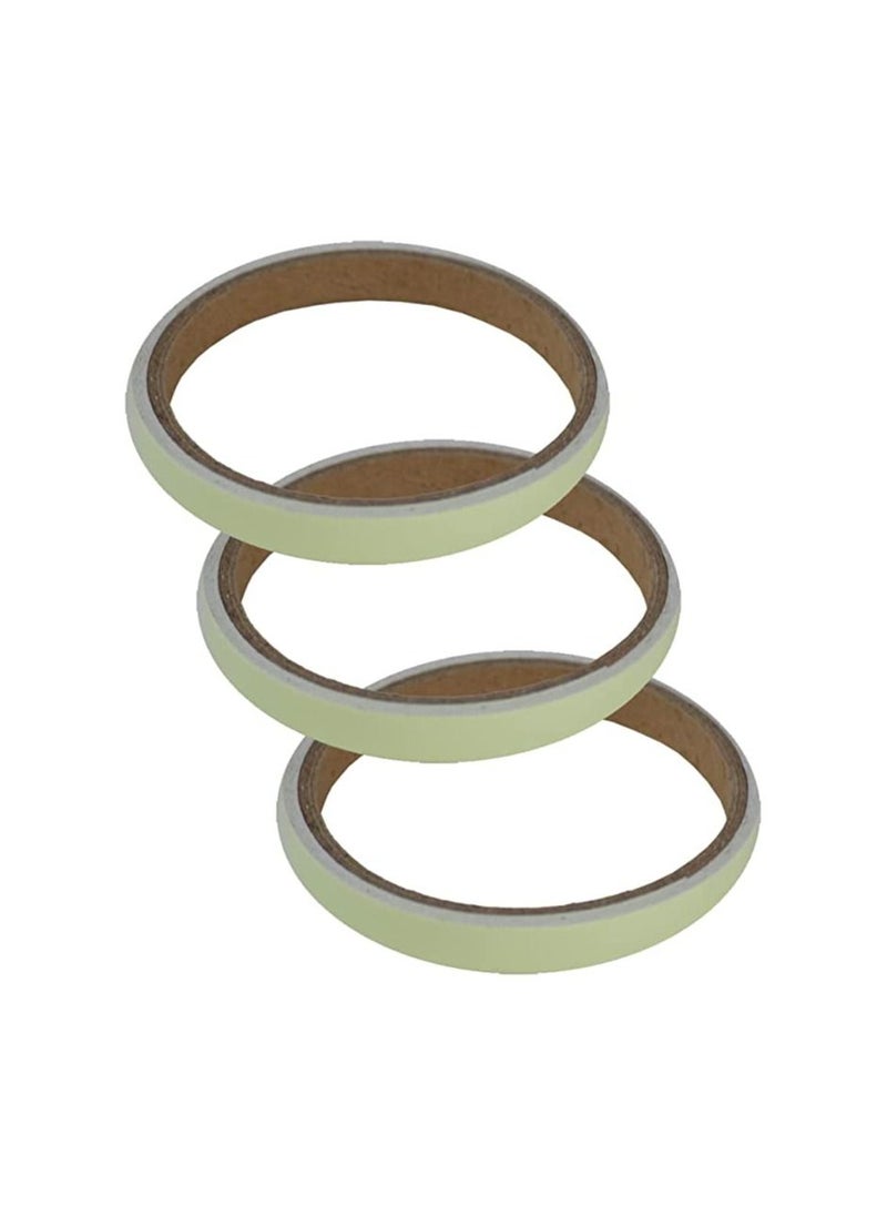 Spaceshoop Tape Sticker Glow in the Dark Green Removable Set Of 3 Pieces Green  - Image 2