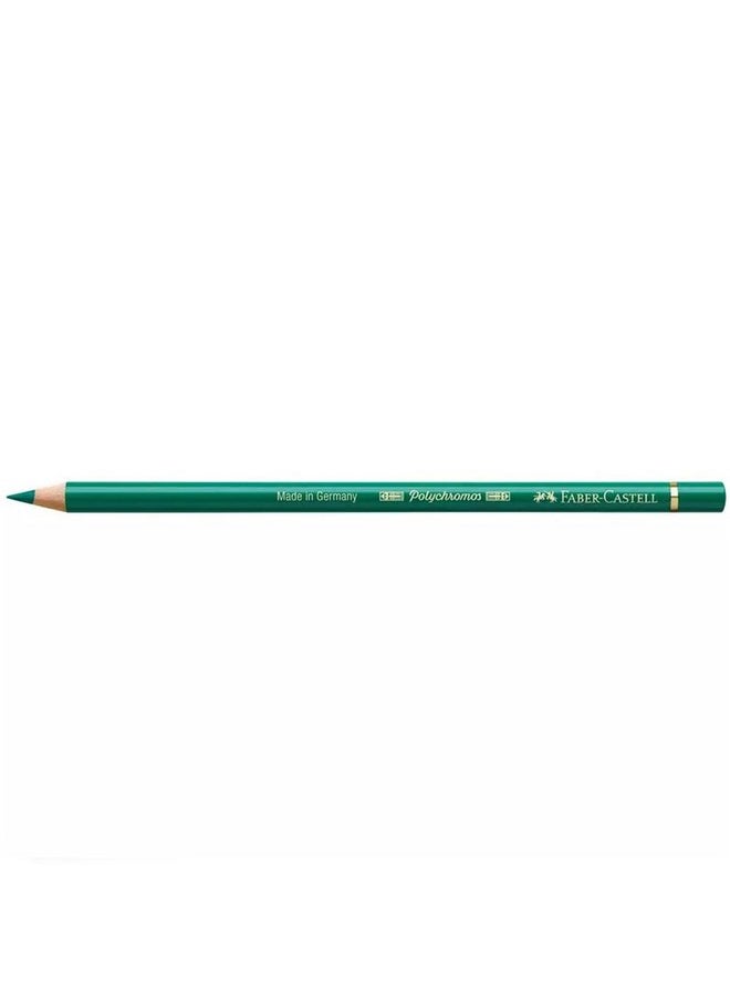 FABER-CASTELL - Faber-Castell POLYCHROMOS ARTIST COLOUR PENCILS DARK PHTHALO GREEN - Image 1