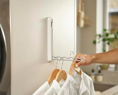 Joseph Joseph Orderly Foldaway Clothes Rail Clothes Dryer Laundry Ironing Drying Rack Holds up to 5 Hangers - Image 3