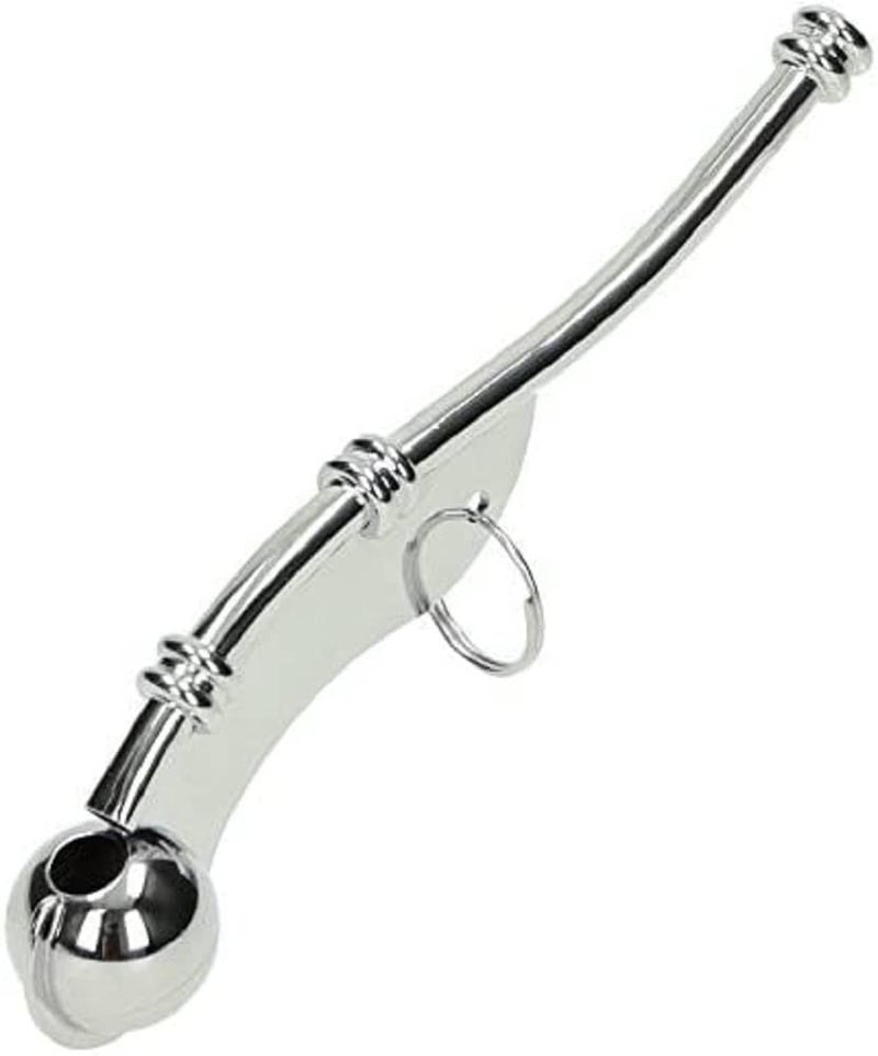 Mil-Tec Nickel-Plated Boatswain Compact Lightweight Portable Whistle for Maritime Signaling, 5 x 1 in., 0.8 oz. | Loud, Clear Signals for Communication on Ships and Boats | Emergency Deck Signaling - Image 1