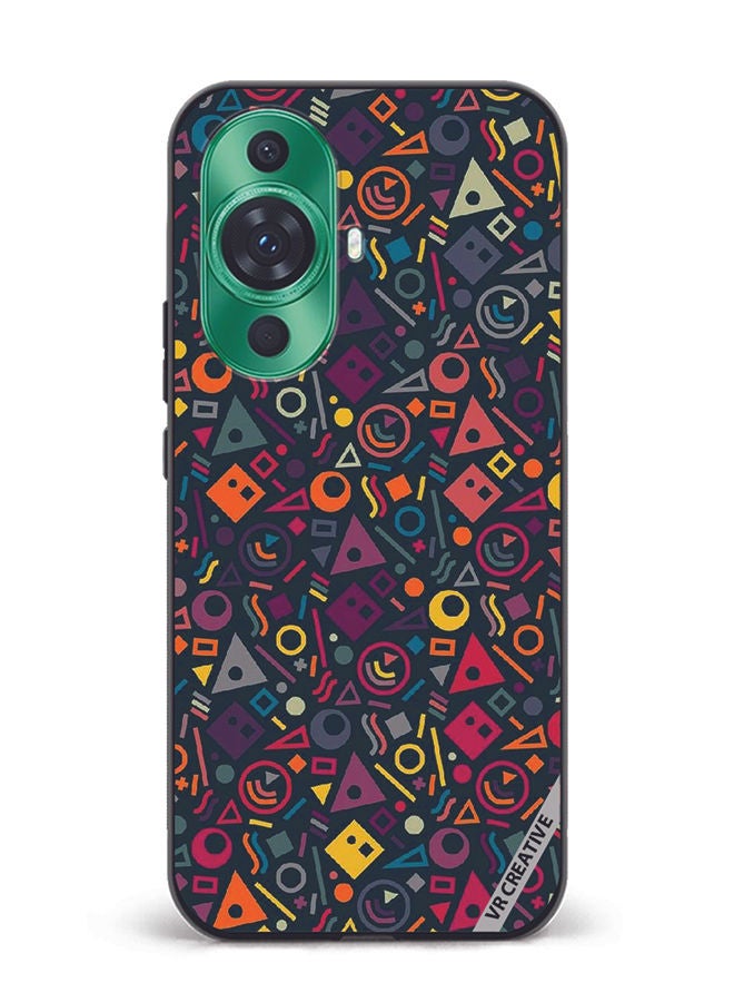 VR CREATIVE Protective Case Cover For Huawei nova 11 Ultra Shapes Design Multicolour - Image 1