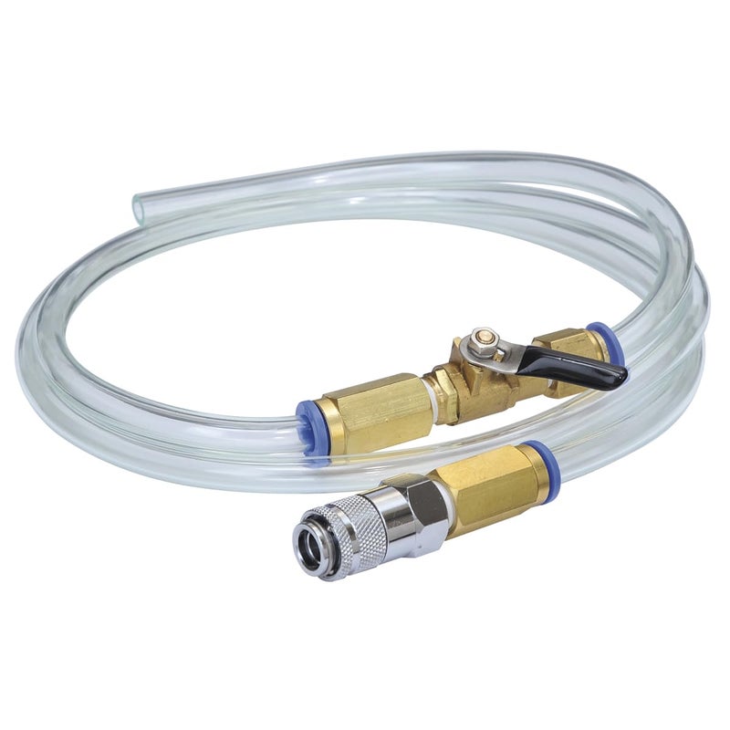 Mityvac MVA7210 ATF Refill or Top-Off Hose Adapter Kit for Sealed Transmission, Includes 5' Hose Assembly, Clear Tubing, Brass Ball Valve, Quick-Change Coupler, 15 Foreign and Domestic Adapters - Image 3