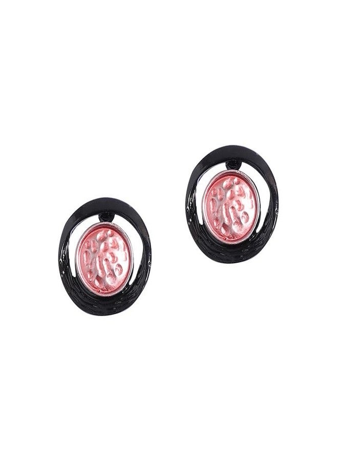 SOHI Women's Dented Circular Jewellery Set For Casual Wear | Multicolour Colour | Alloy Material | Lobster Clasp Closure | Metallic Jewellery Set | Jewellery Set For Woman & Girls (9806) - Image 3