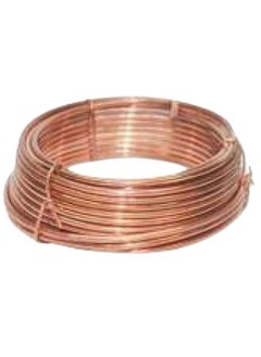 TOOLBUX TOOLBUX 14 Gauge Enamelled Copper Wire 3m Shiny Pure Copper Wire for Jewellery Making Electrical Winding DIY Crafts Projects  - Image 1