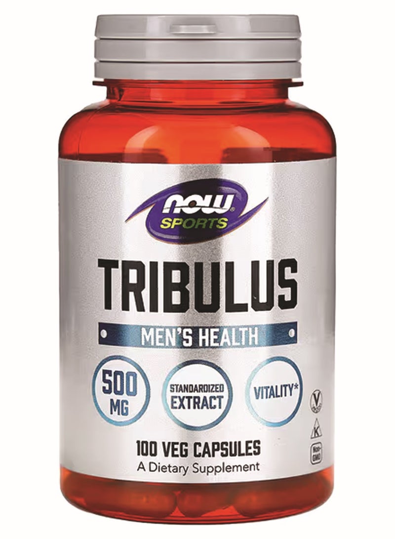 Now Foods Tribulus Dietary Supplement 500mg - 100 Capsules - Image 1