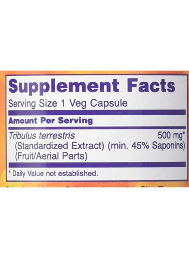 Now Foods Tribulus Dietary Supplement 500mg - 100 Capsules - Image 2