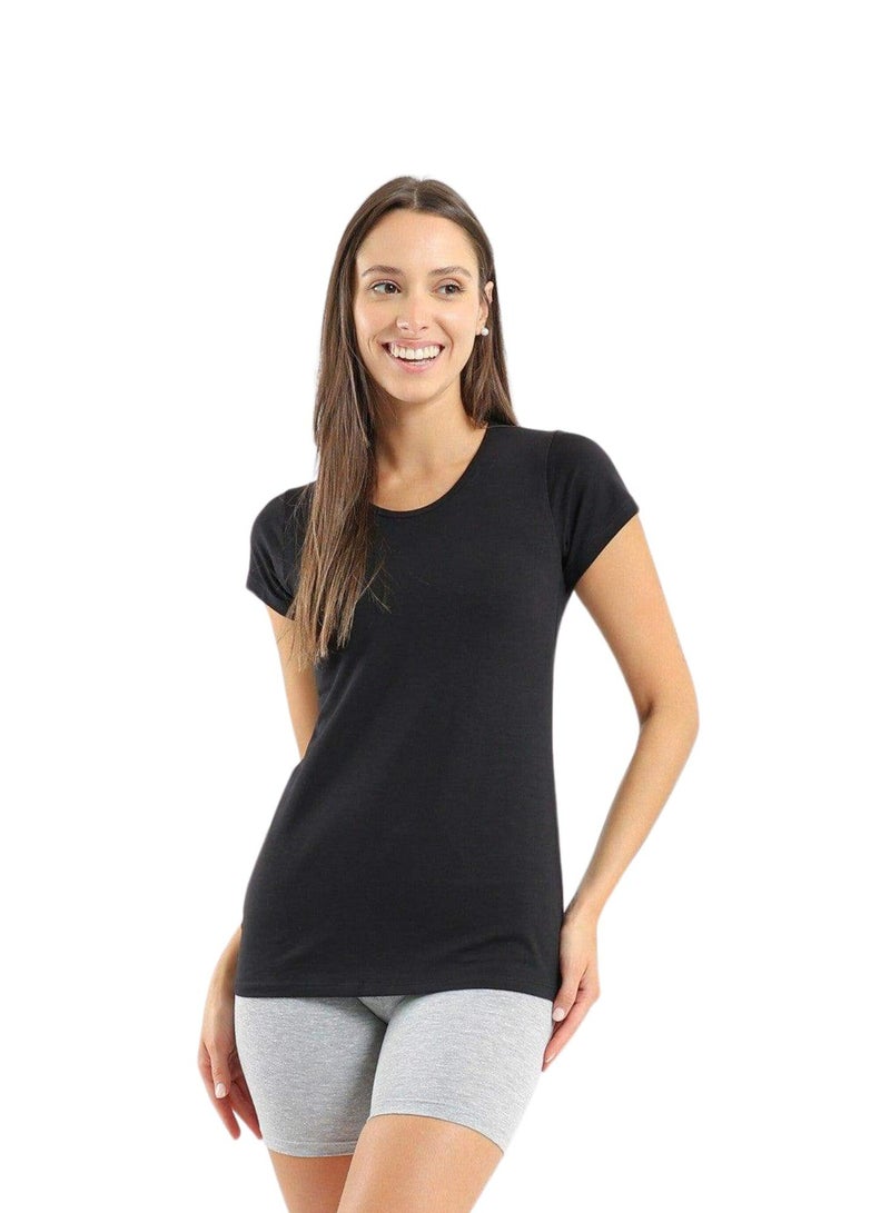Kalia Body Half Sleeve Cotton Top for Women  - Image 1