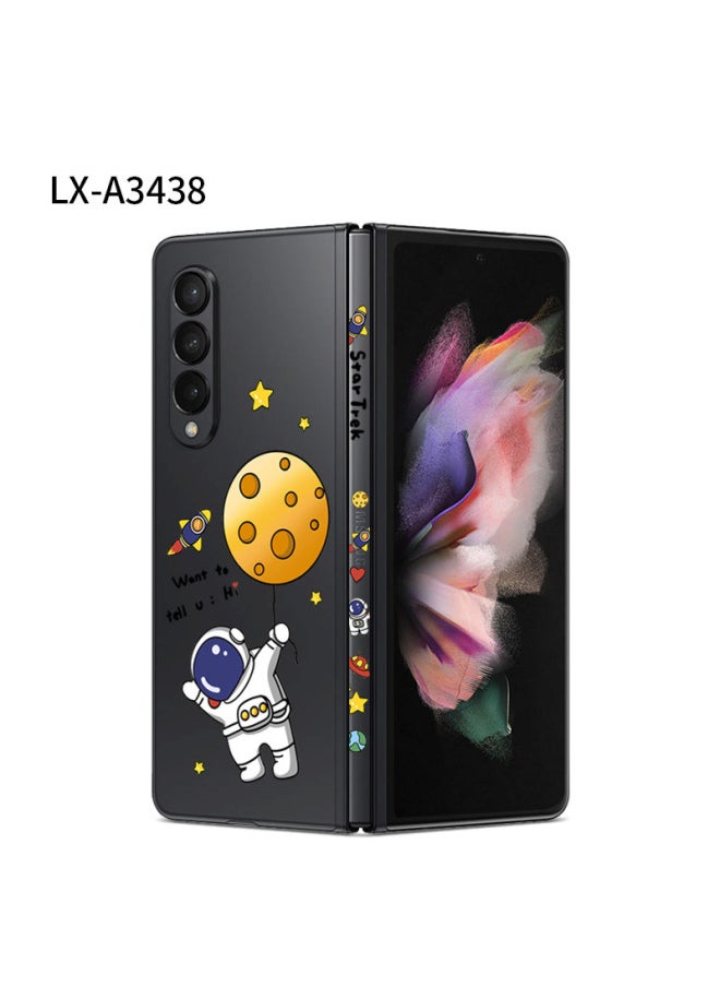 Generic For Samsung Fold3/4 All-inclusive Transparent Sticker Back Sticker W22 Sticker Personalized Color Sticker Folding Screen Fold2 Transparent-Color:LX-A3438-Dimensions:For Samsung Fold (color Through 3m)  - Image 1