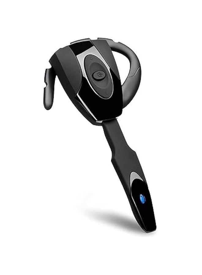 Headset, V5.0 Single Ear Bluetooth Headset with Noise Canceling Mic, Ultralight Rechargeable Cell Phone Earpiece Hands for Business Office Driving Sporting - Image 1