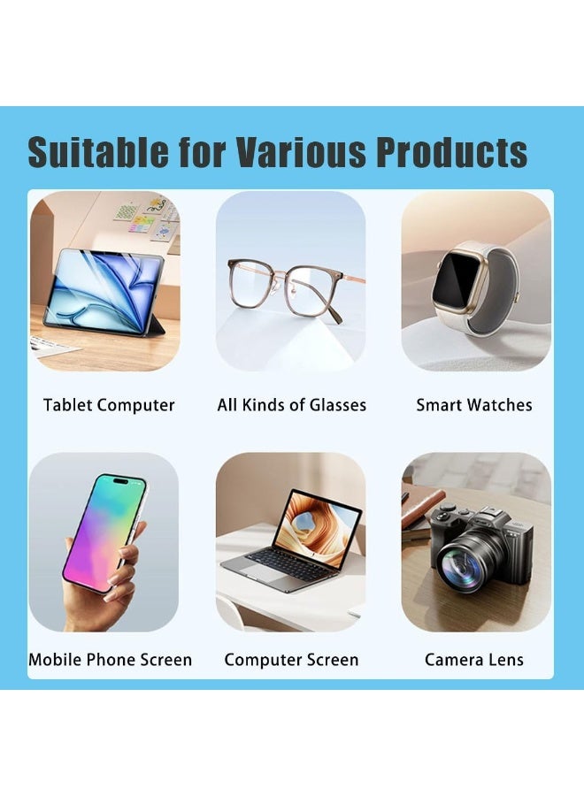 Melly's 100 Pcs Lens Cleaning Wipes | Disposable Glasses Cleaner Tissue for Eyeglasses, Sunglasses, Camera Lens, Mobile Phone Screen, Laptop & Computer Monitor | Streak-Free Cleaning Tissue,Lens Wipes Individually Wrapped, Individually Wrapped Disposable in Bags(100 PCS) - Image 3