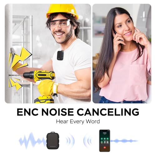 INSMY Wearable Bluetooth Speakers,IP67 Waterproof,Clip-On Portable Small Personal Speaker/Clean Sound/Stereo Pair/Wireless/ENC Built-in Mic/Lightweight for Golf Work Pool Gift (Non-Magnetic) (Black) - Image 3