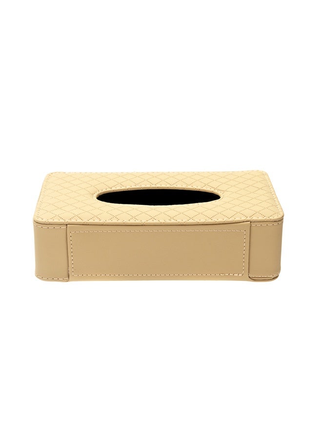 LAWAZIM Car Visor Tissue Box - Backseat Tissue Holder, Sun Visor Storage Box, Armrest Seat Napkin Organizer, Interior Accessories Tissues Box Cover and Dispenser for Car, Office, Home, Desk, Daily Use - Image 2